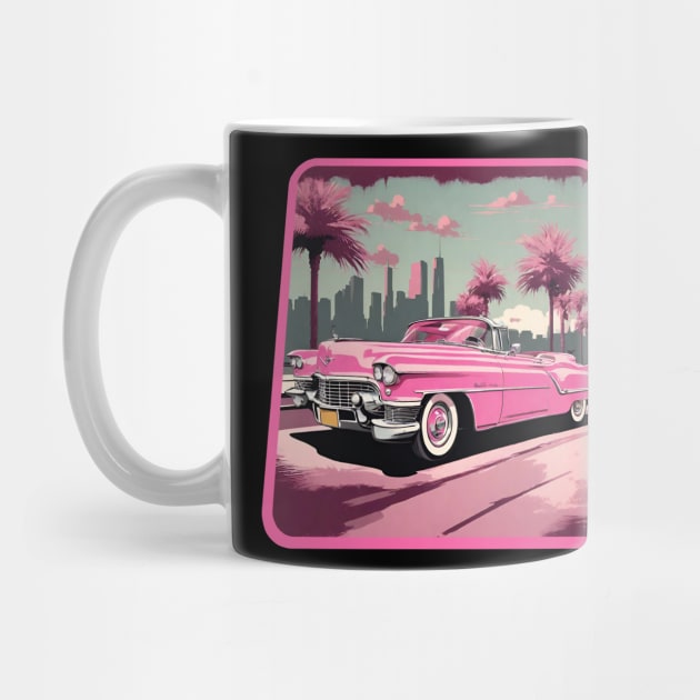 Pink Cadillac by Ilustradamus